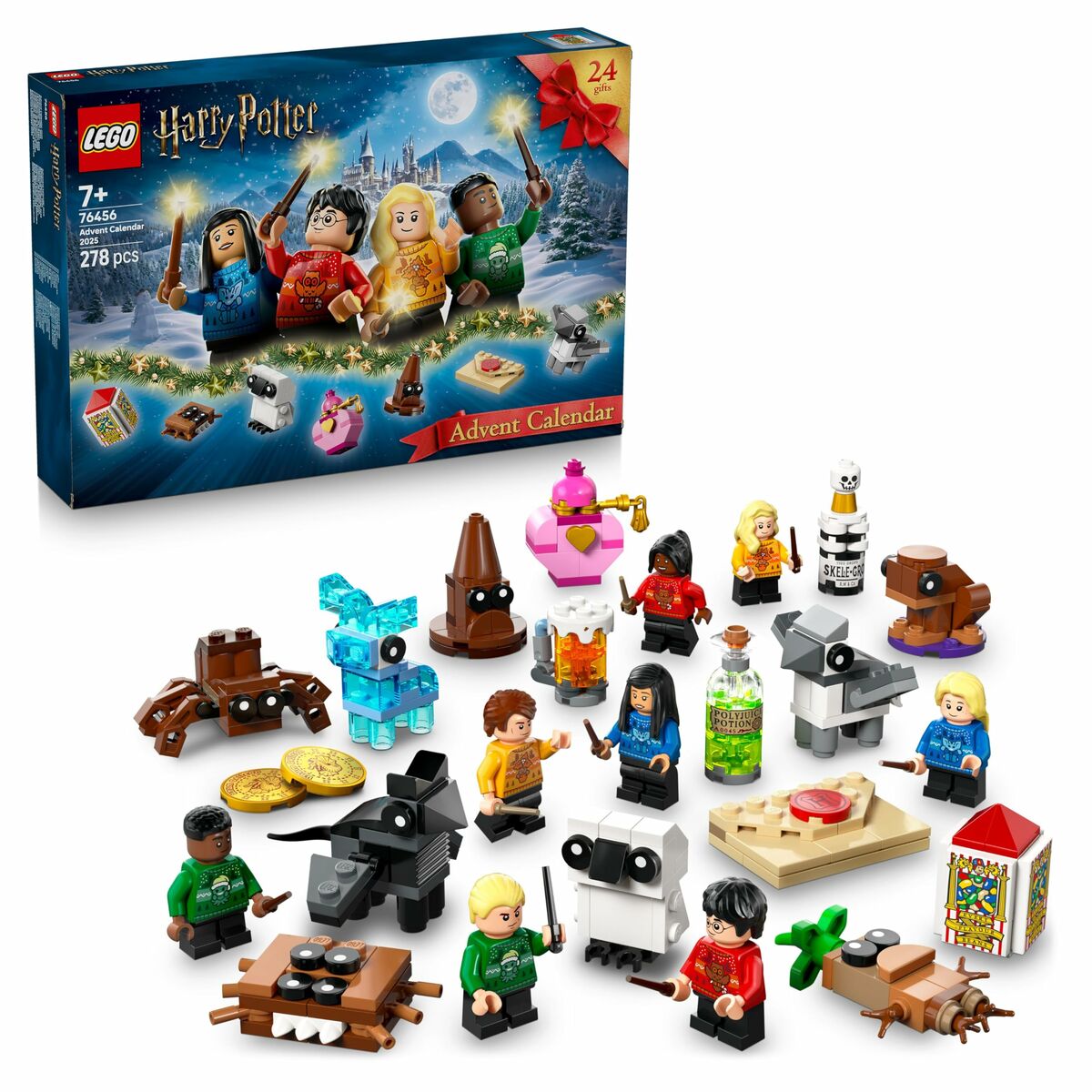 Lego Konstruktionsspiel Lego 76456 Advent Calender 2025 Harry Potter 278 Stücke