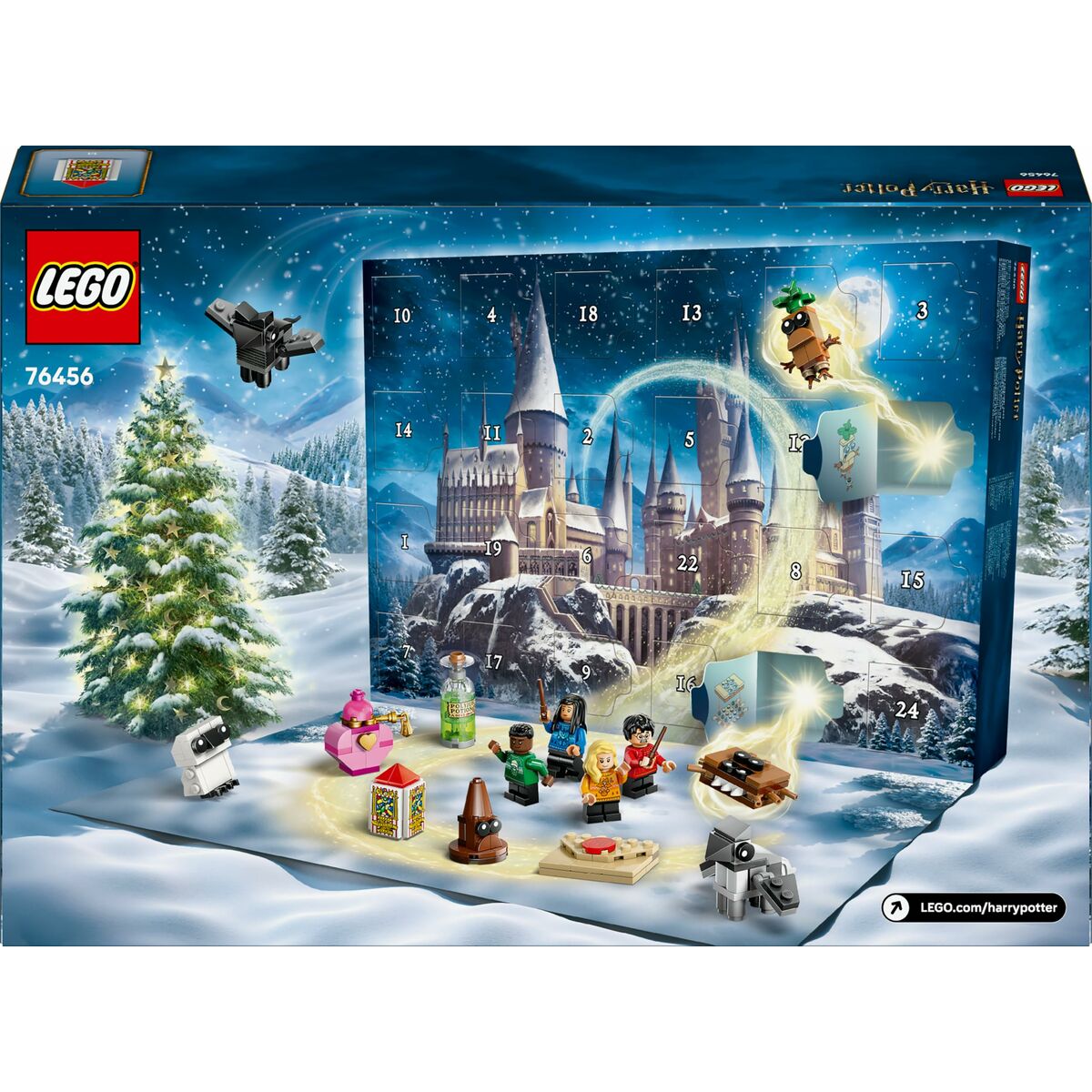 Lego Konstruktionsspiel Lego 76456 Advent Calender 2025 Harry Potter 278 Stücke