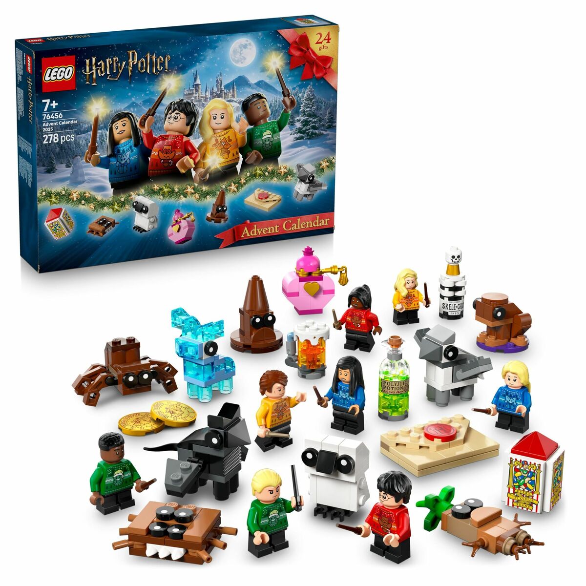 Lego Konstruktionsspiel Lego 76456 Advent Calender 2025 Harry Potter 278 Stücke