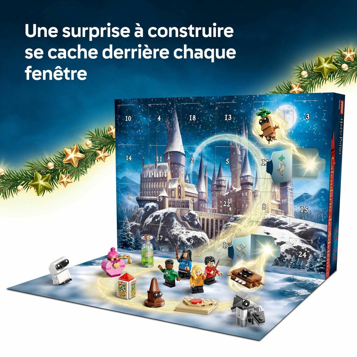 Lego Konstruktionsspiel Lego 76456 Advent Calender 2025 Harry Potter 278 Stücke