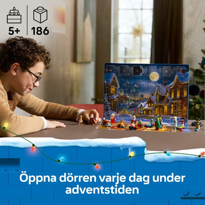 Lego Konstruktionsspiel Lego 60475 Advent Calender 2025 City 186 Stücke