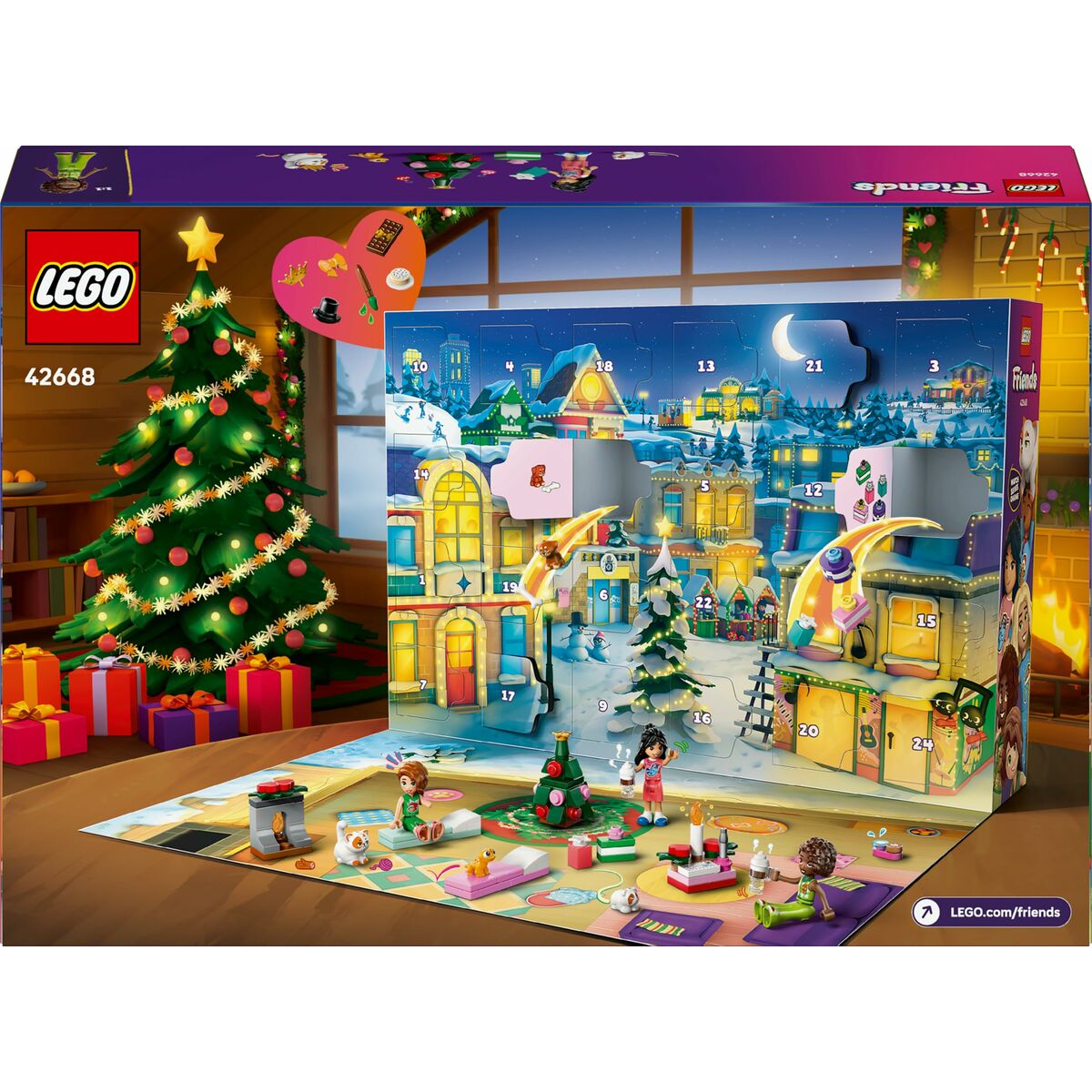 Lego Konstruktionsspiel Lego 42668 Advent Calender 2025 Friends 237 Stücke
