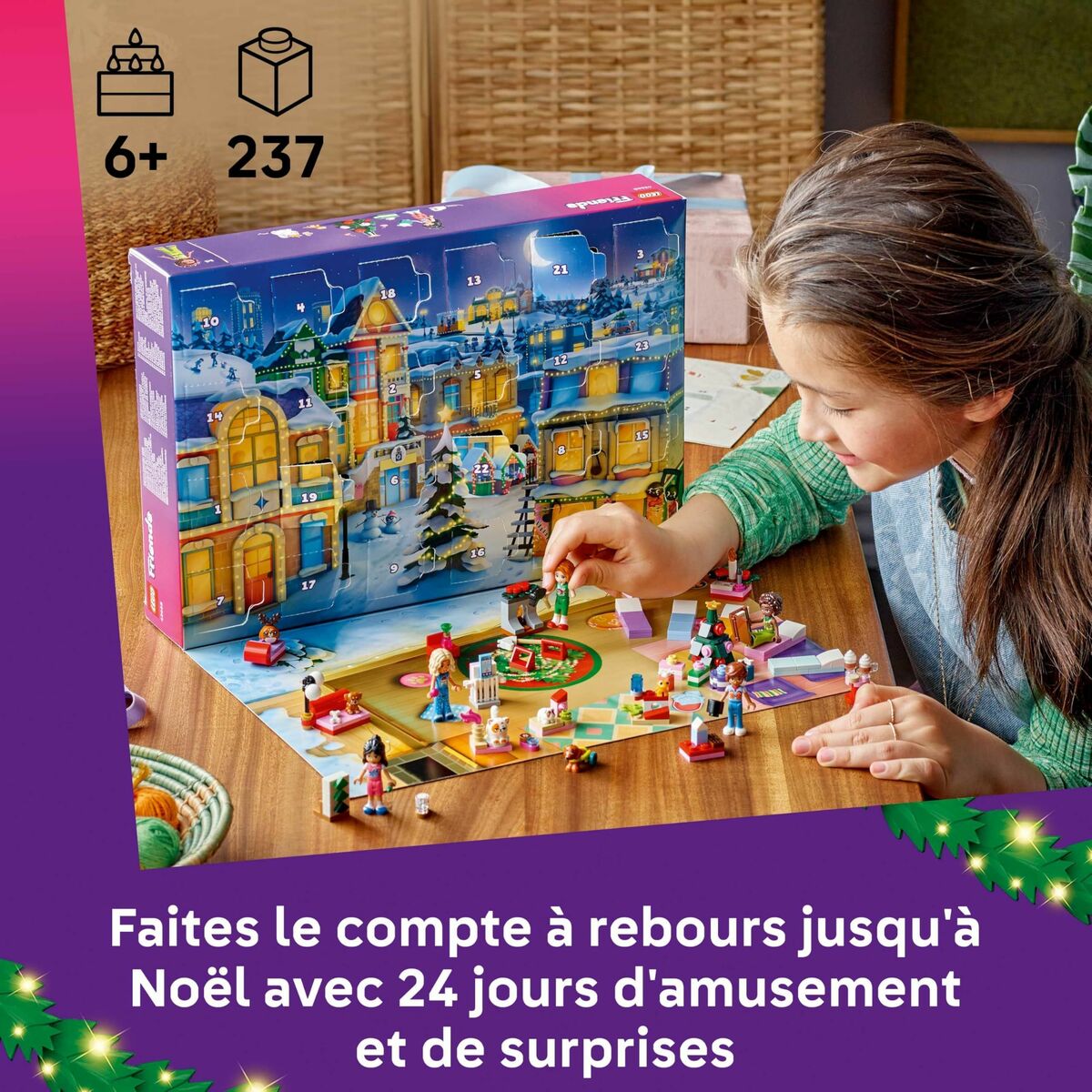 Lego Konstruktionsspiel Lego 42668 Advent Calender 2025 Friends 237 Stücke