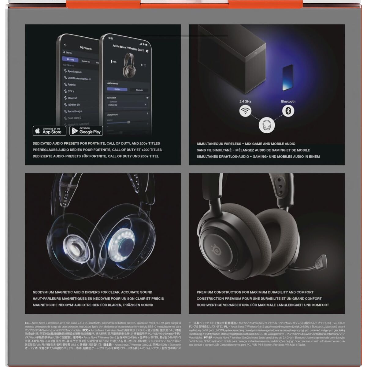 Steelseries Kopfhörer Steelseries 61730 Schwarz