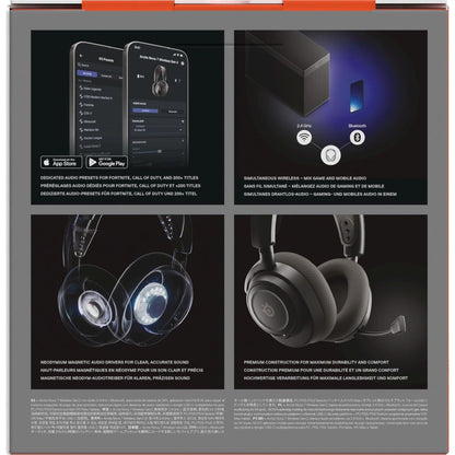 Steelseries Kopfhörer Steelseries 61730 Schwarz