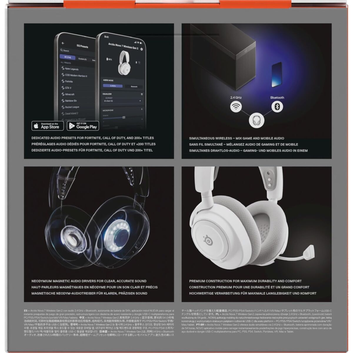 Steelseries Kopfhörer Steelseries 61731 Weiß