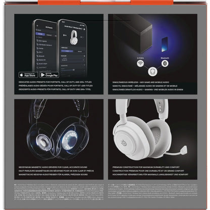 Steelseries Kopfhörer Steelseries 61731 Weiß