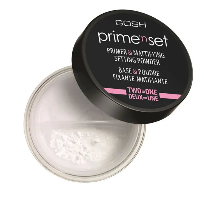 GOSH GOSH Velvet Touch Prime´n Set 2in1 Transparent 7 g Make-up Primer und Fixierpuder Kosmetik