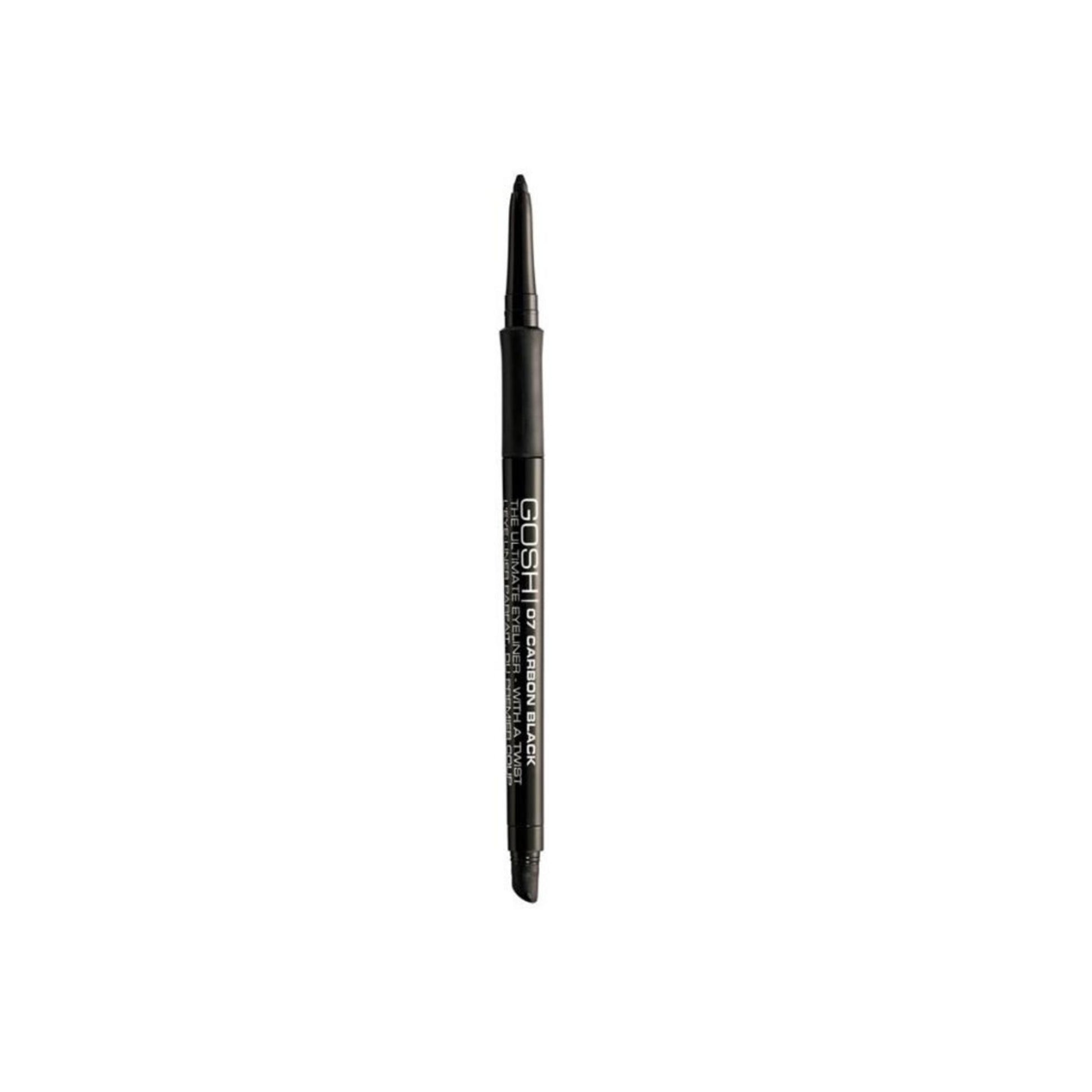 Gosh Gosh, The Ultimate With A Twist, Allergy Certified, Drehung, Soft & Precise Line, Kajal Augenstift, 07, Ruß, 0.4 g Regul