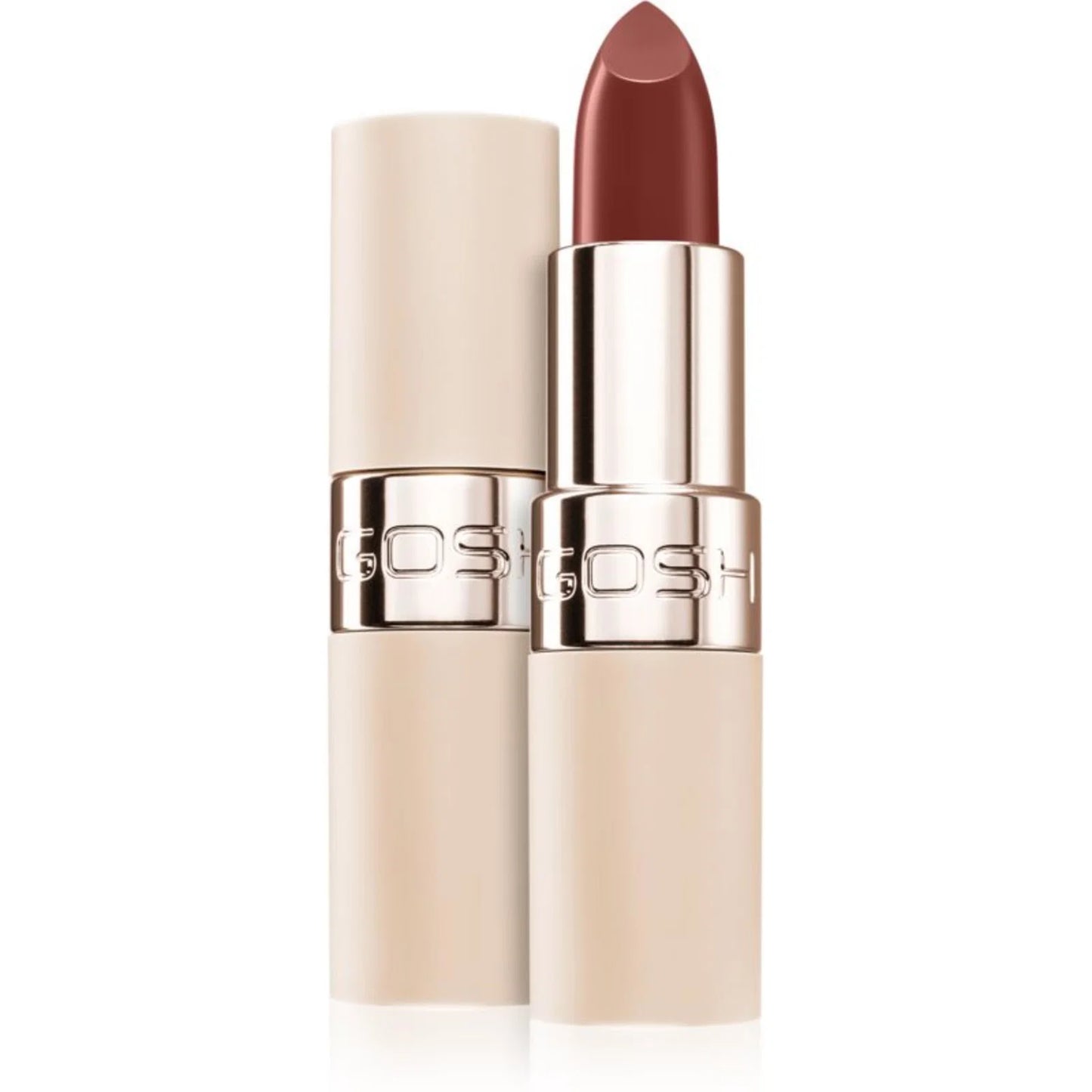 Gosh Gosh, Luxury Nude Lips, Vegan, Sahne, Creme-Lippenstift, 003, Entblößt, 3.5 g Regular