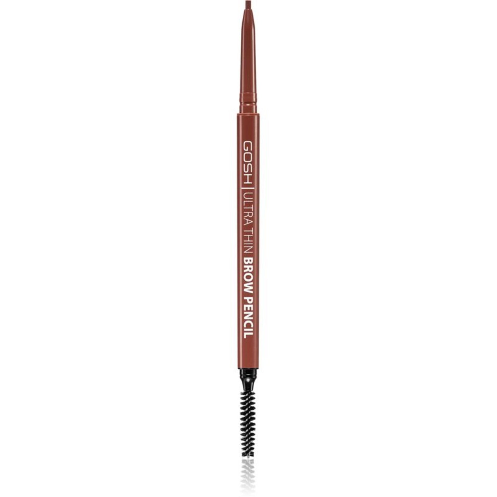Gosh Gosh, Ultra Thin, Parfümfrei, Matt, Flüssiger Augenbrauenliner, 001, Braun, 0.09 g Regular