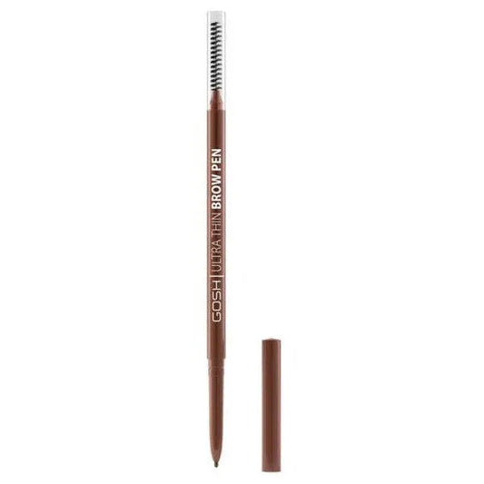 GOSH Ultra Thin Brow Pen Augenbrauenstift Grey Brown 0,09 g Augenbrauen-Make-up