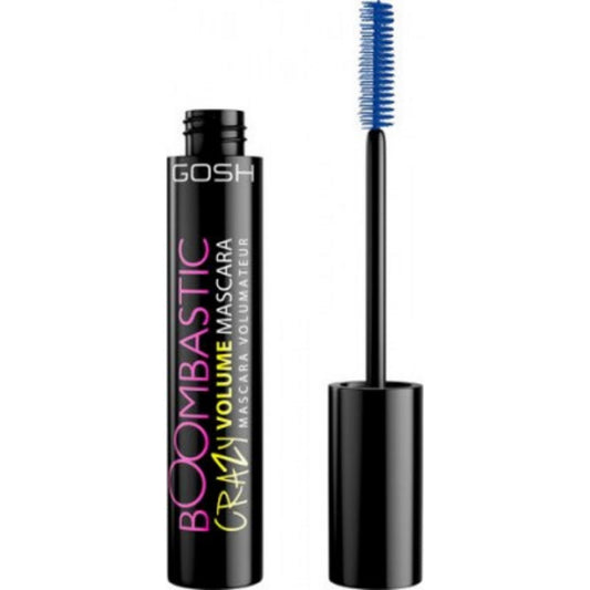 Gosh Gosh, Boombastic Crazy, Volumen, Wimperntusche, 002, Verrücktes Blau, 13 ml Regular