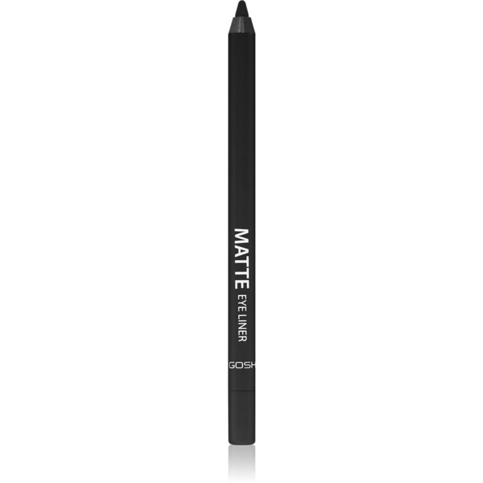 Gosh Gosh, Eyeliner Pencil, Pure vegan, Eyeliner, Matt, Flüssiger Eyeliner, 002, Matt Black, 1.2 g Regular