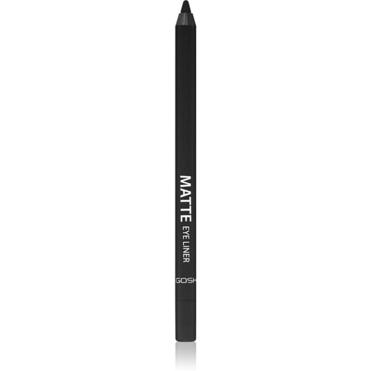 Gosh Gosh, Eyeliner Pencil, Pure vegan, Eyeliner, Matt, Flüssiger Eyeliner, 002, Matt Black, 1.2 g Regular