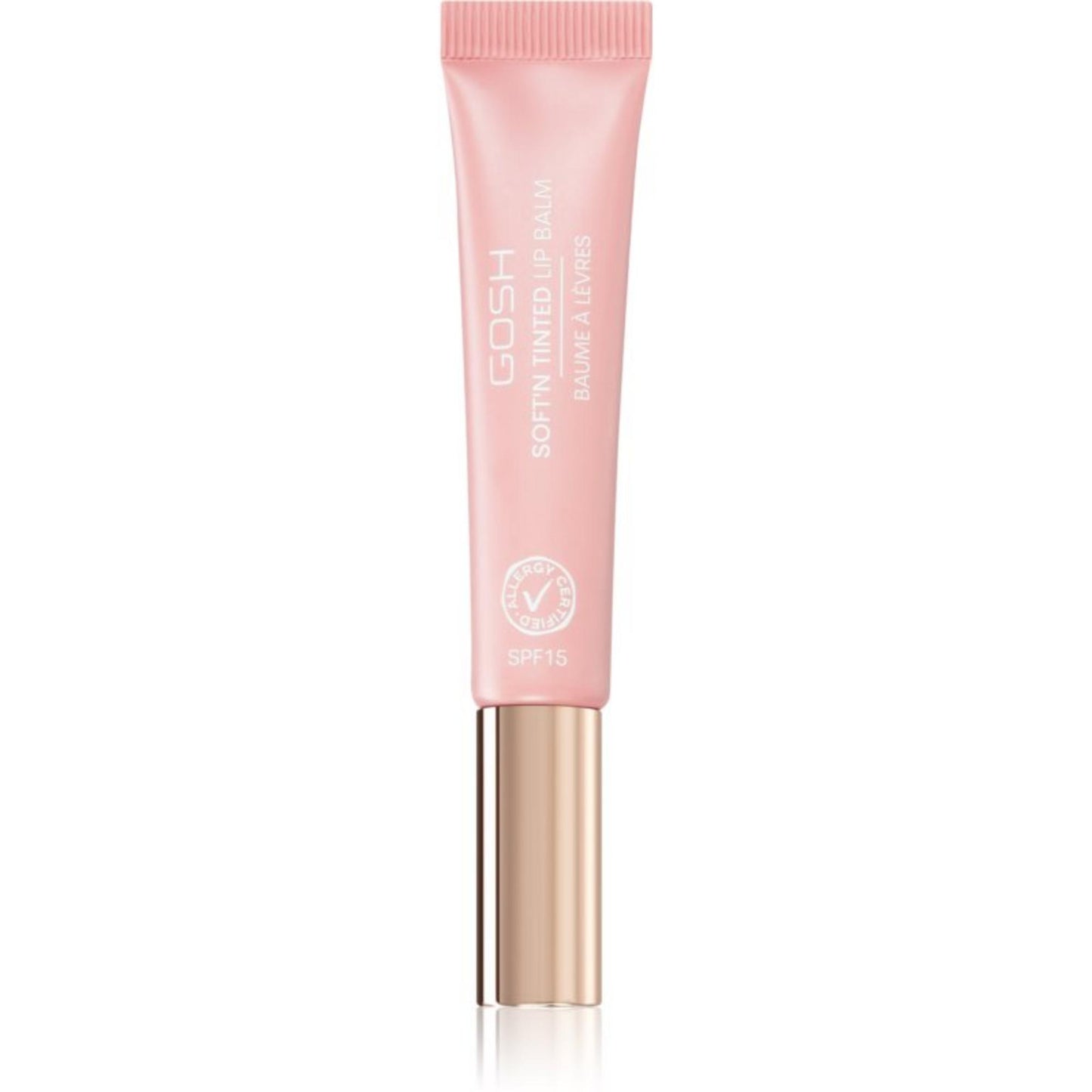 Gosh Gosh, Soft'n Tinted, Vegan, Feuchtigkeitsspendend, Lippenbalsam, 003, Rose, SPF 15, 8 ml Regular