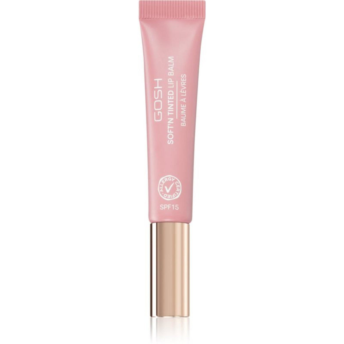 Gosh Gosh, Soft'n Tinted, Vegan, halbtransparent, Lippenbalsam, 004, Vintage Rose, SPF 15, 8 ml Regular