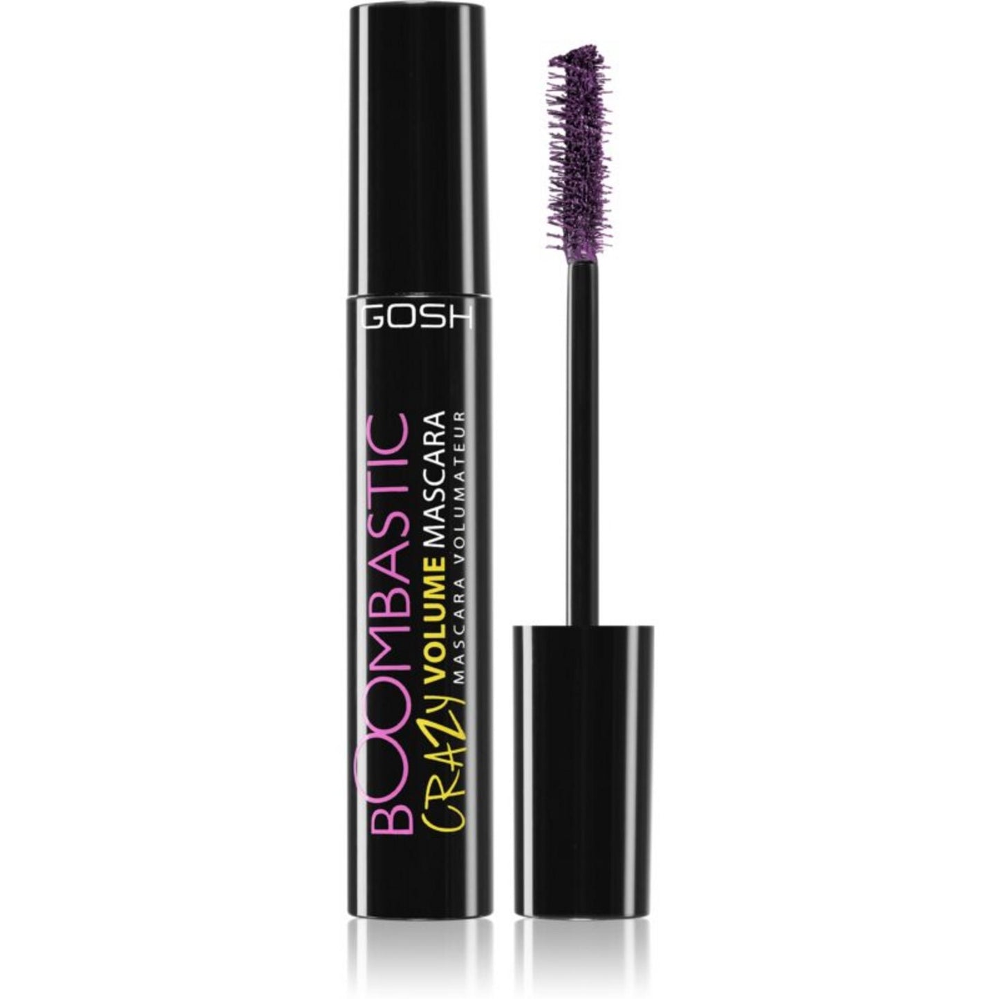 Gosh Boombastic Crazy Wimperntusche Dusty Violet – Vegan, Länge & Volumen, 13 ml