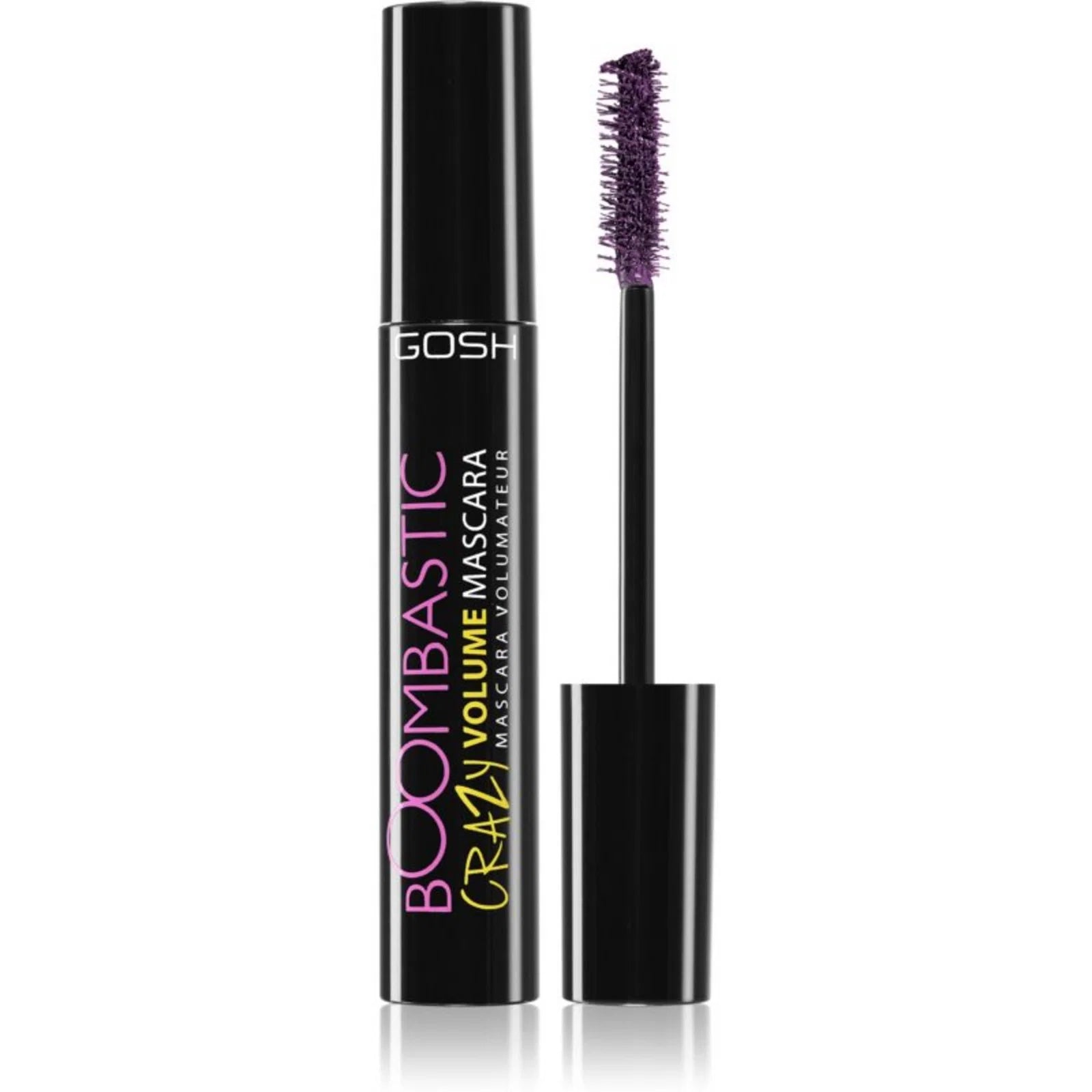 Gosh Gosh, Boombastic Crazy, Vegan, Länge und Volumen, Wimperntusche, 006, Staubiger Violett, 13 ml Regular