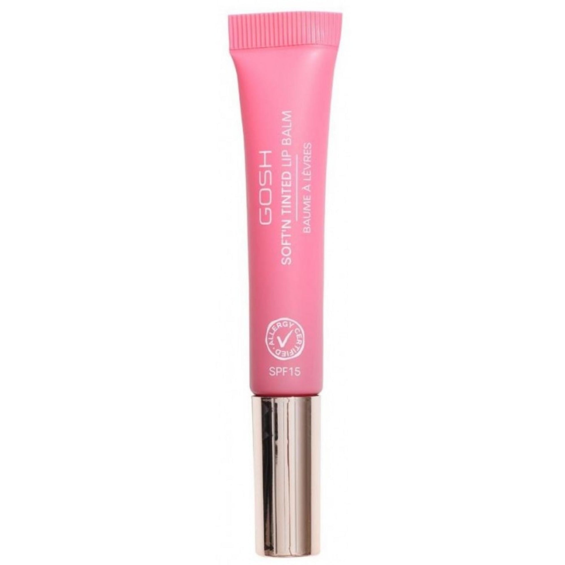 Gosh Gosh, Soft'n Clear, Vegan, Hoher Glanz, Lippenbalsam, 005, Rosa Rose, SPF 15, 8 ml Regular