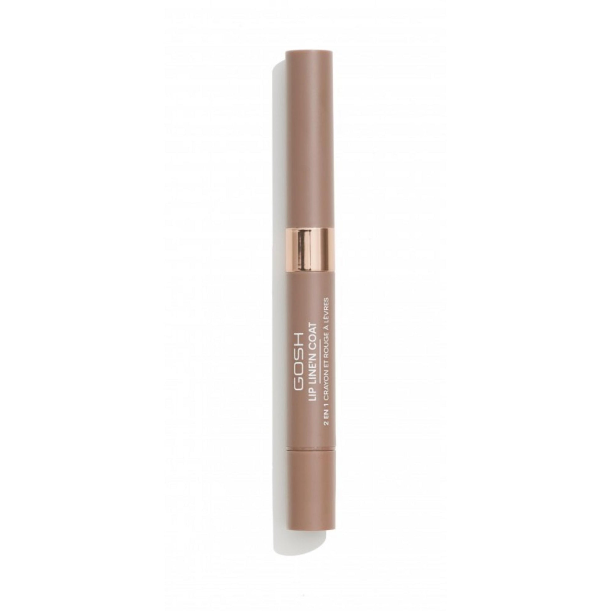 Gosh Gosh, Line'n Coat, Lippenkonturenstift & Lippenlack 2-in-1, 003, Soft Nougat, 2 ml Regular