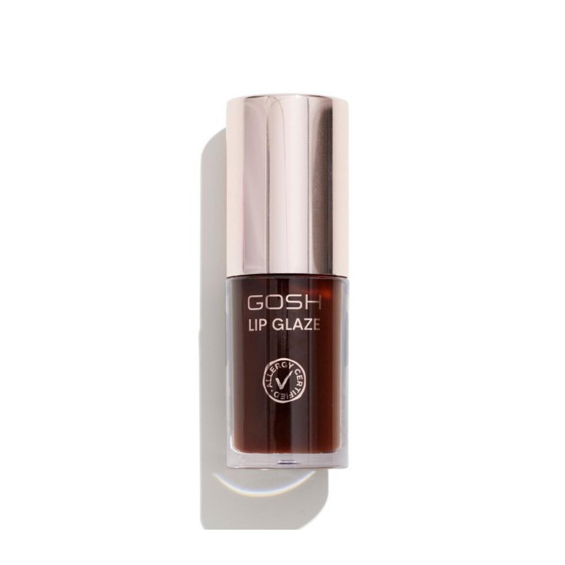 Gosh Gosh, Lip Glaze, Semi-transparent color, Roll-On Lipgloss, 003, Dunkle Schokolade, 5.5 ml Regular
