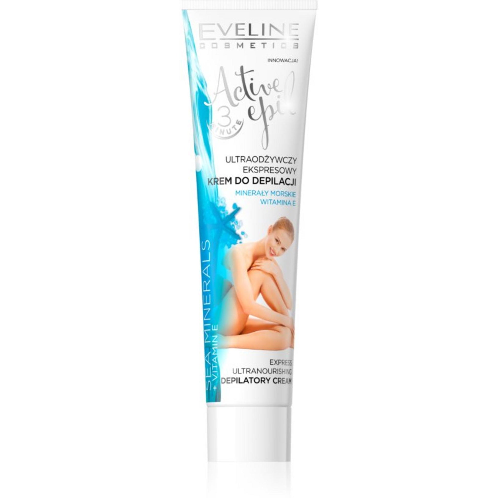 Eveline Cosmetics Eveline Cosmetics, Active Epil, Haarentfernungscreme, Alle Hauttypen, Für Beine & Arme, 125 ml Regular