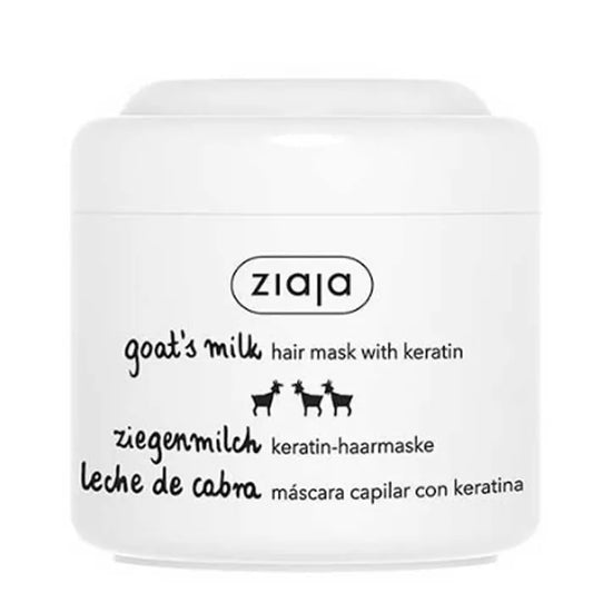 ZIAJA Leche De Cabra Haarmaske mit Keratin 200 ml zur Haarstärkung Kosmetik