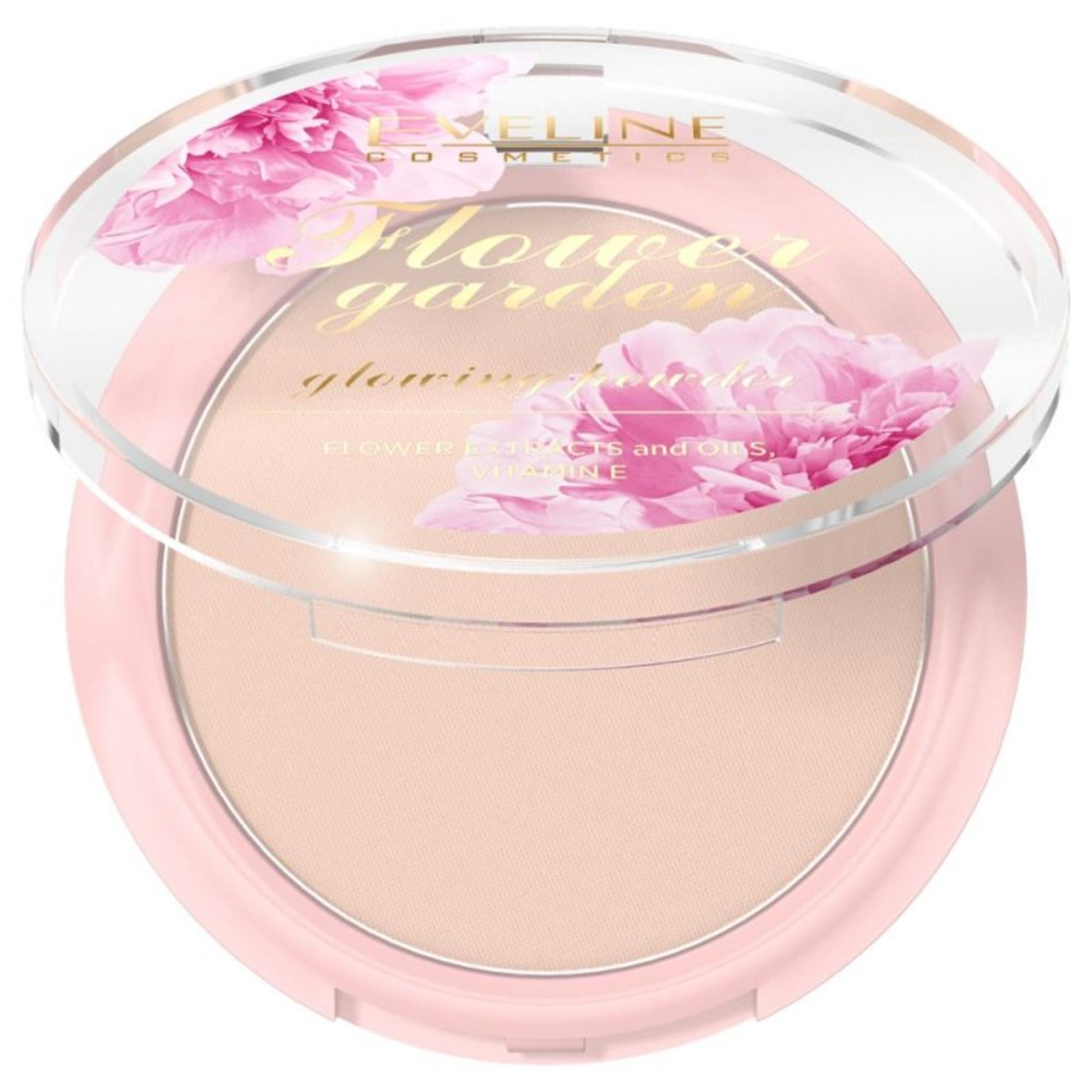 Eveline Cosmetics Eveline Cosmetics, Flower Garden, Erleuchtend, Kompaktpuder, 8 g Regular