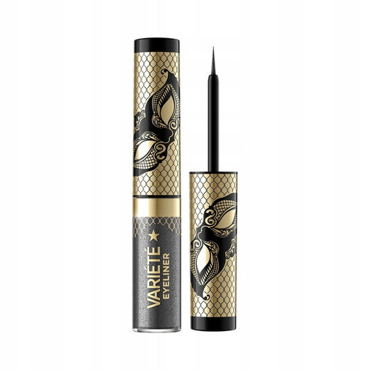 Eveline Cosmetics Eveline Cosmetics, Variete, Sprudelnd, Flüssiger Eyeliner, 04, Silver Dust, 4 ml Regular