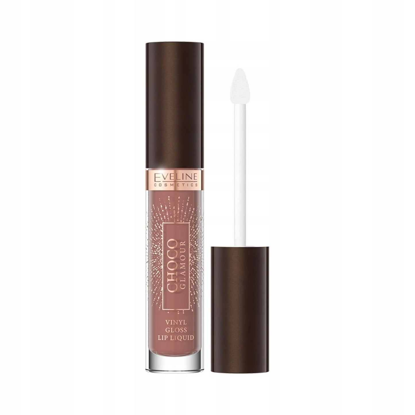 Eveline Cosmetics Choco Glamour Lipgloss 01 Ruby Chocolate – Verführerischer Glanz für Ihre Lippen