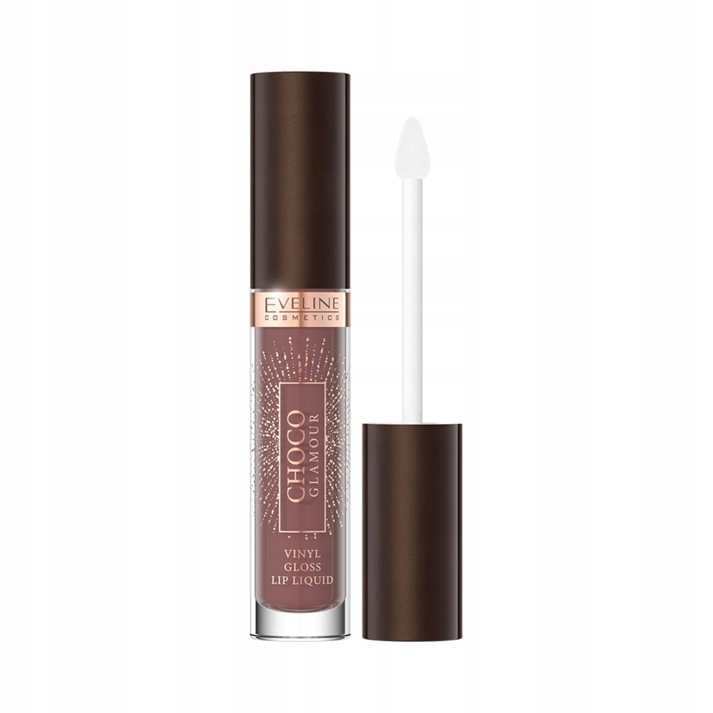 Eveline Cosmetics Choco Glamour Lipgloss 02 Deep Cherry Chocolate – Intensiver Glanz für verführerische Lippen