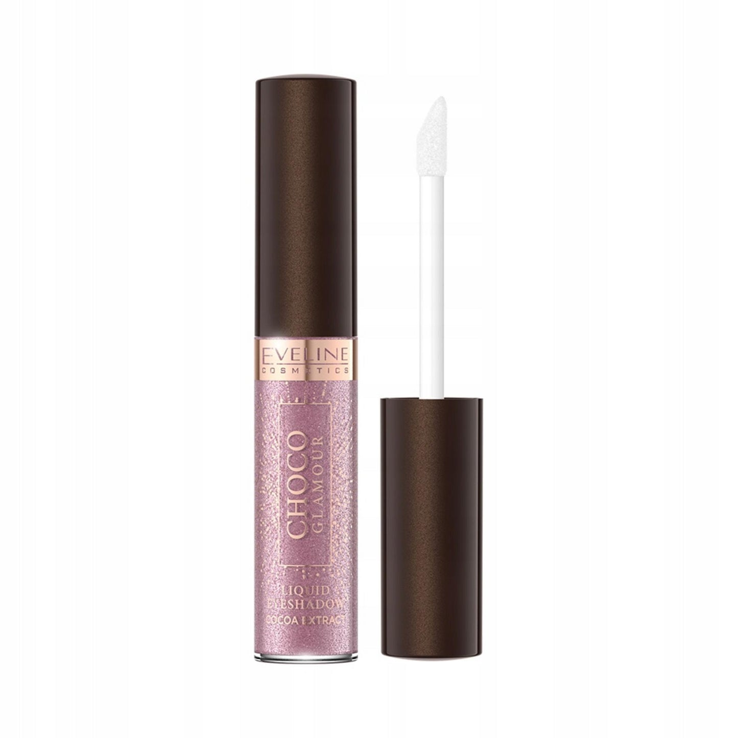Eveline Cosmetics Choco Glamour Matt – Flüssiger Lidschatten 6,5 ml für strahlende Augen