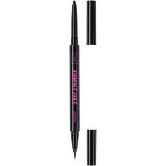 Wibo Wibo, Too Hot, Beidseitig, Flüssig-Eyeliner & Creme-Lidschattenstift 2-in-1, Intensives Schwarz Regular