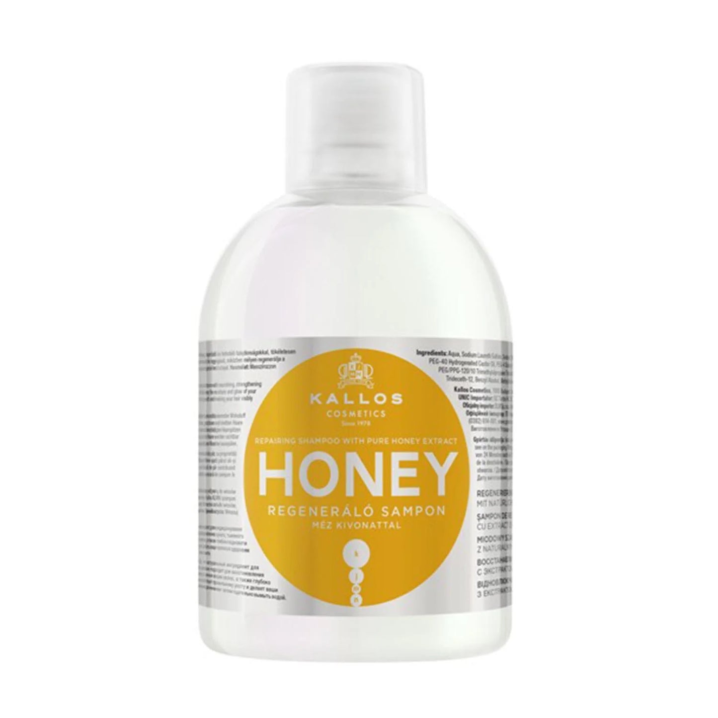 KALLOS COSMETICS Kallos Cosmetics Honey Shampoo Reparierend mit reinem Honigextrakt 1000 ml Make-up