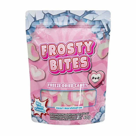 Frosty Bites Freezed Dried Candy - Heart Marshmallow