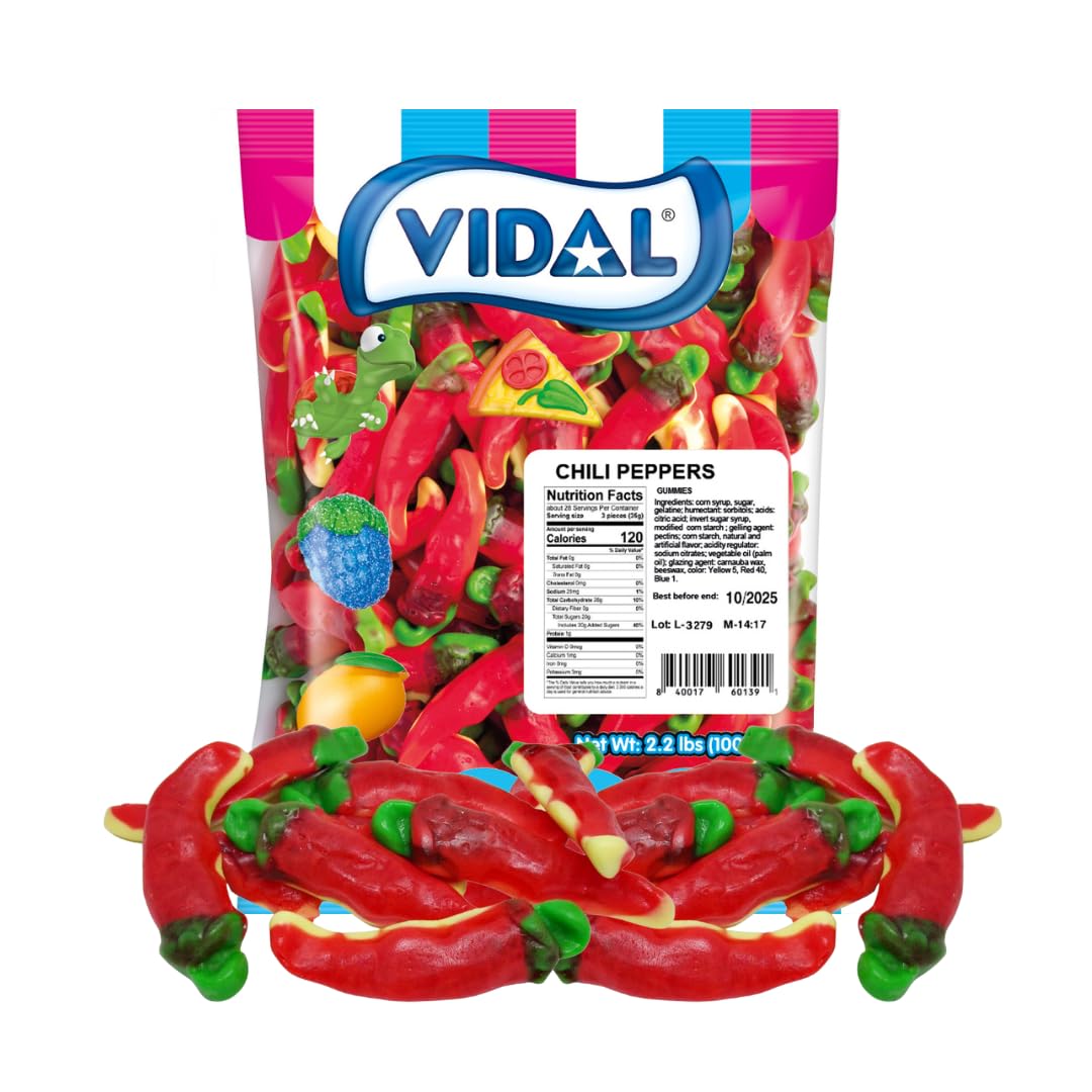 Red Hot Chili Peppers Schoten extra scharfes Fruchtgummi 1000g