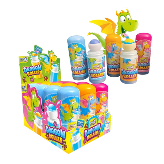 Dragon Roller mit Zungenfärber 60ml Himbeere, Erdbeere und Cola