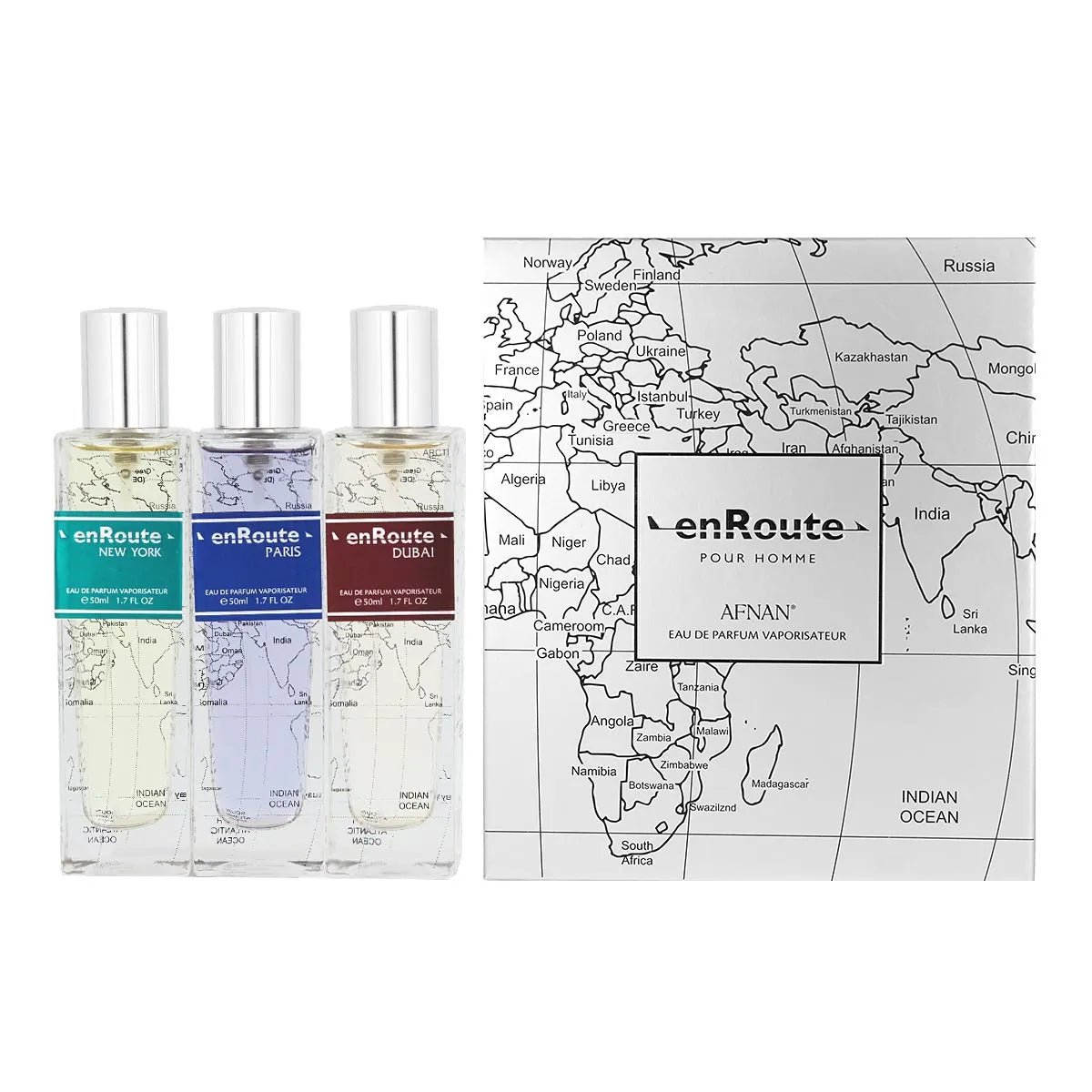 AFNAN AFNAN Enroute Eau de Parfum Pour Homme New York Paris Dubai 50 ml Parfüm