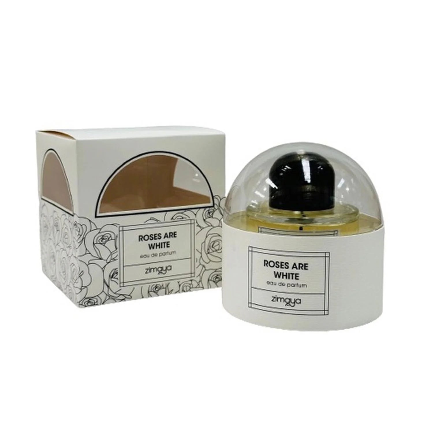 ZIMAYA ZIMAYA Roses Are White Eau de Parfum 100 ml Duft für Damen und Herren Parfüm