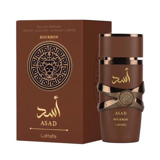 LATTAFA LATTAFA Asad Bourbon Eau de Parfum 100 ml Spray Herrenduft Parfüm