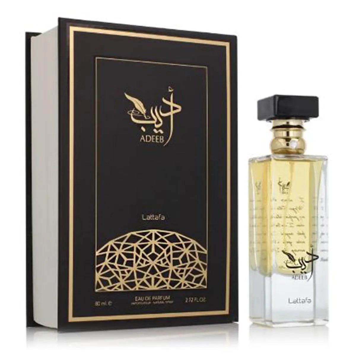 LATTAFA Adeeb Eau de Parfum 80 ml Spray Parfüm Herren Damen