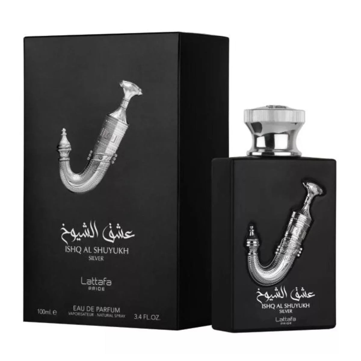 LATTAFA LATTAFA Ishq Al Shuyukh Silver Eau de Parfum 100 ml Herrenduft Parfüm
