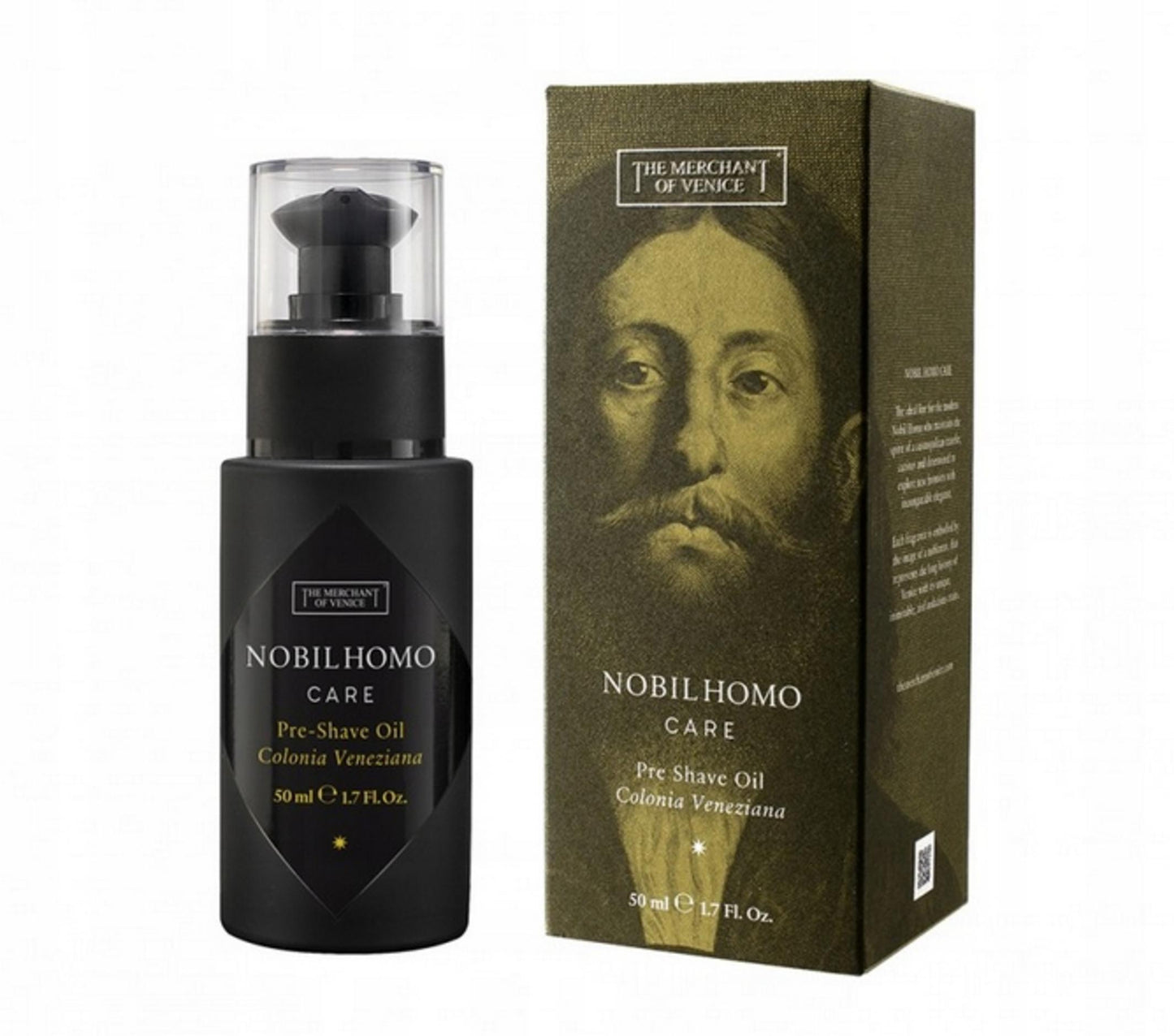 The Merchant Of Venice Nobil Homo Care Vor-Rasieröl mit Olivenöl – 50 ml pflegend & feuchtigkeitsspendend
