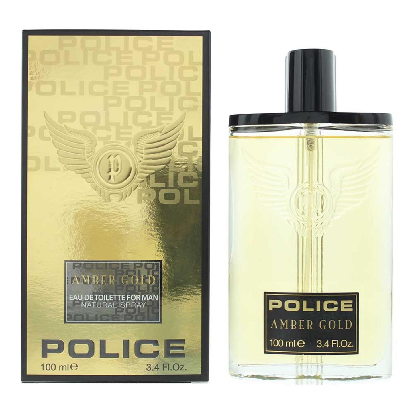 Police Police, Amber Gold, Eau de Toilette, Für Männer, 100 ml Regular