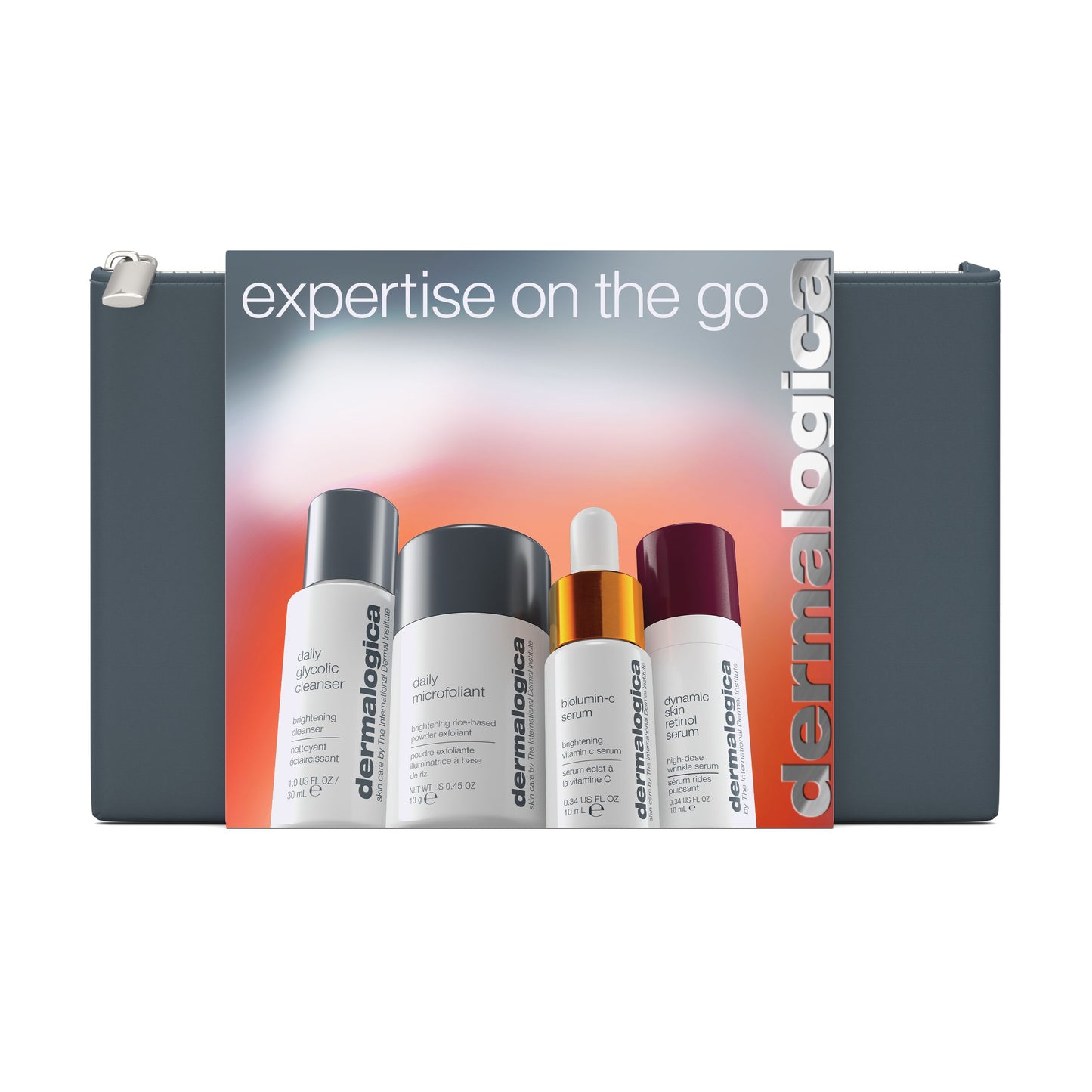 Dermalogica Dermalogica Expertise On The Go Set mit Daily Glycolic Gel 30 ml, Microfoliant 13 g, Serum