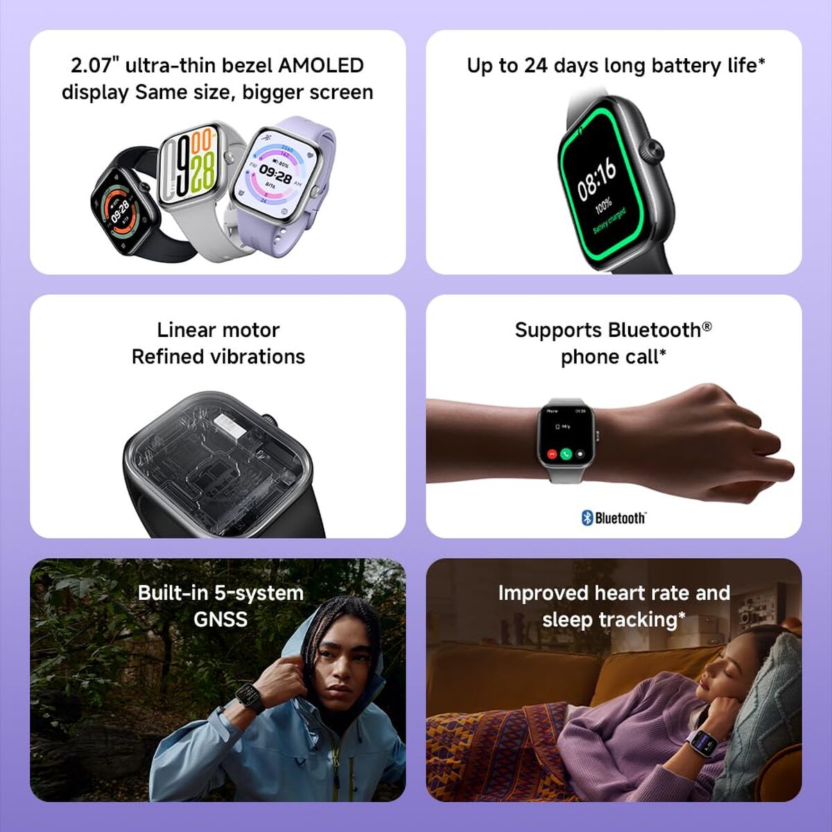 Xiaomi Smartwatch Xiaomi Bhr9389Gl Schwarz