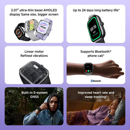 Xiaomi Smartwatch Xiaomi Bhr9389Gl Schwarz