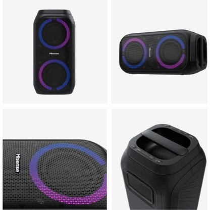 Hisense Tragbare Bluetooth-Lautsprecher Hisense Party Rocket160 Schwarz