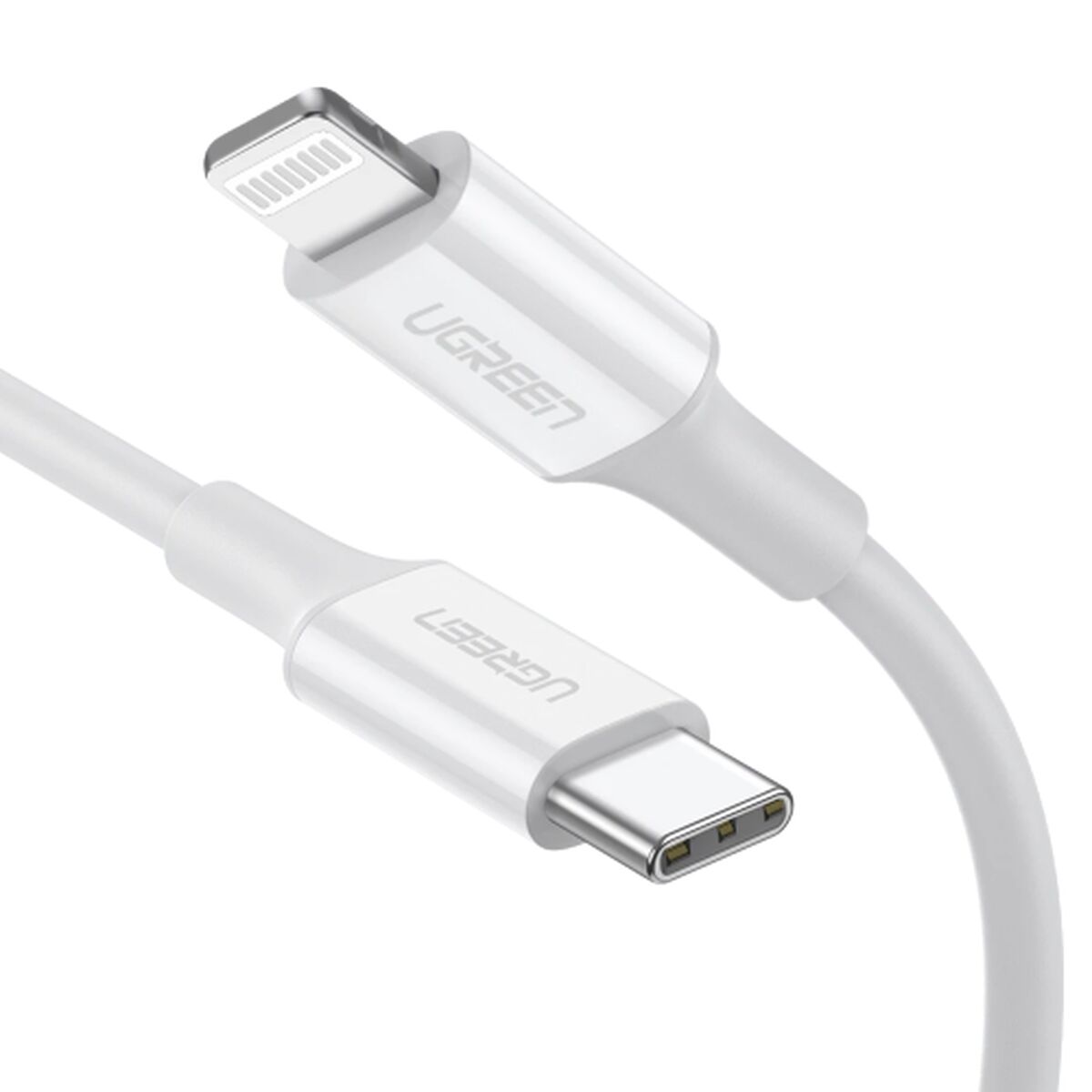 Ugreen Usb Auf Lightning Verbindungskabel Ugreen 10493 Weiß 1 M